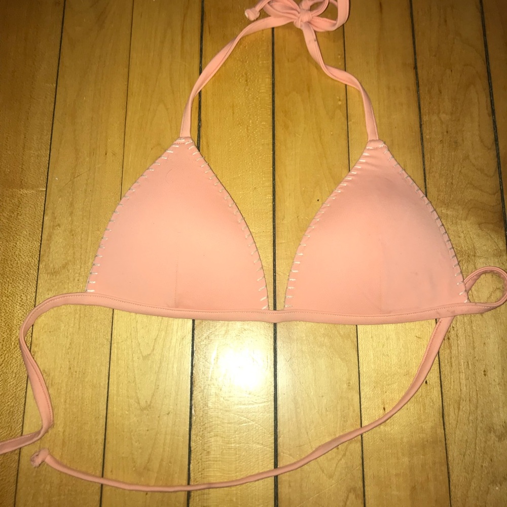 Coral swimsuit top
